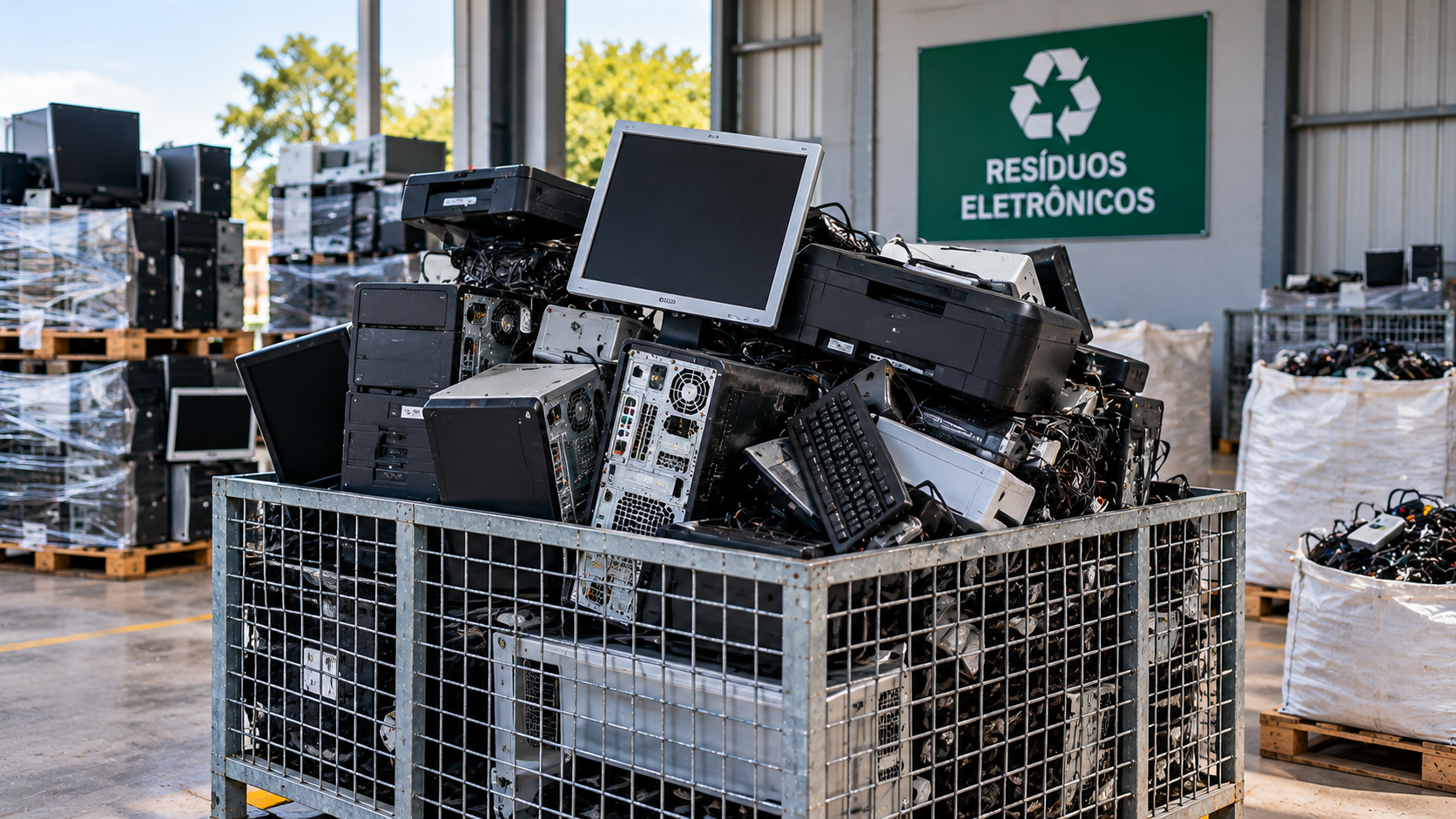Coleta de resíduos eletrônicos